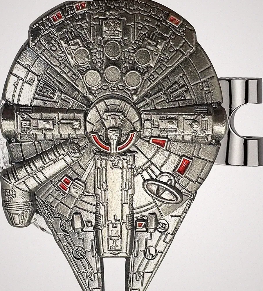 Star Wars Millennium Falcon Golf Ball Marker Set with Magnetic Hat Clip