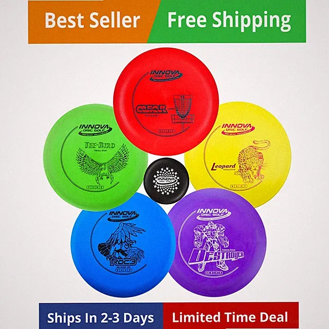 Starter Set –Colors May Vary 160-180g – Includes Putter, Mid Range, 2X Fairwa...