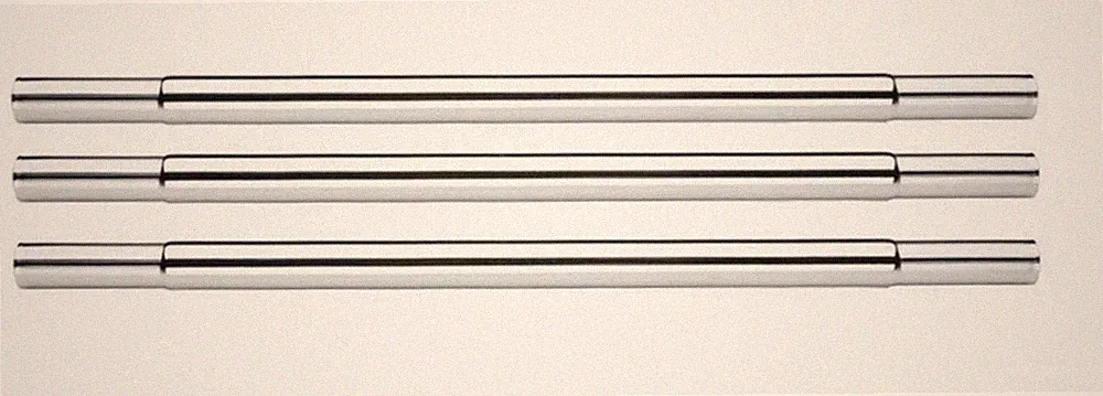 Steel Golf Club Shaft Butt Extensions BUNDLE 12” Length- .560"/.580"/.600"/.620"