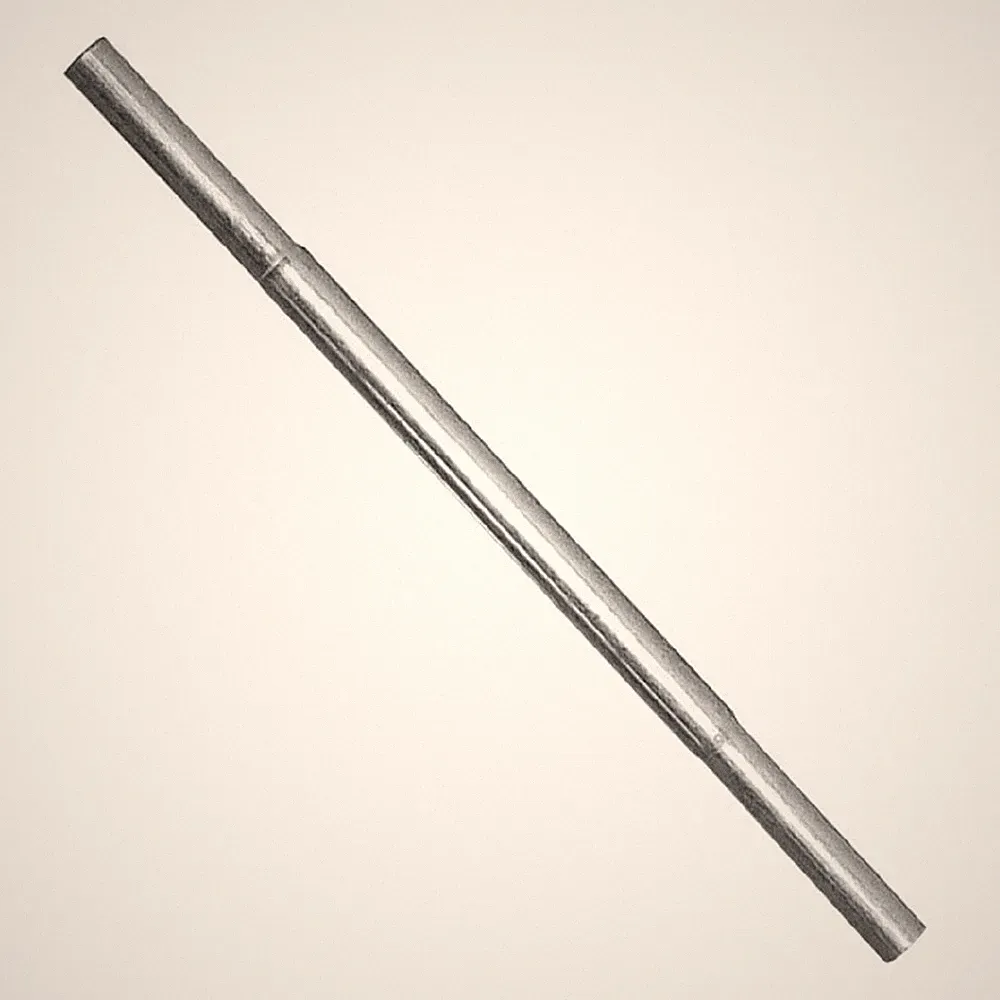 Steel Golf Club Shaft Extender 0.600 Inch Diameter Silver for Golf Clubs