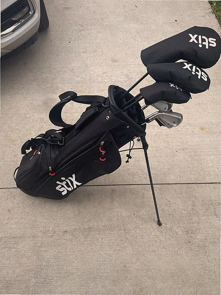 Stix Golf Set 10 Clubs Stand Bag Driver Wood Hybrid Irons Wedges Putter Regular