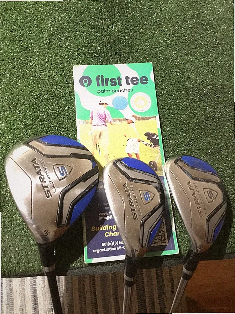 Strata Left Handed Ultimate Hybrids & Wood Set 4H, 5H, 3W Reg. Steel & Graphite
