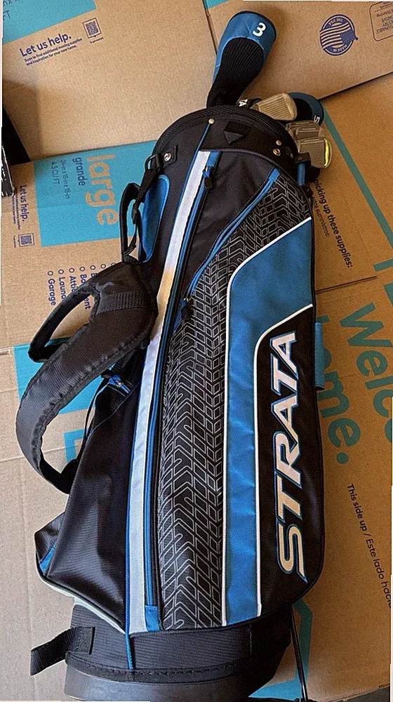 Strata Ultimated 13 Pc Set , 9 Golf Clubs, Golf Bag, 3Head Covers