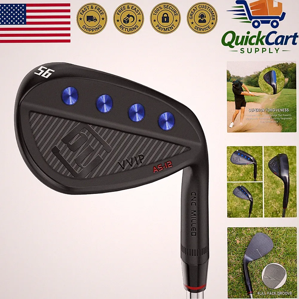 Stylish Black Forged Golf Wedges Set