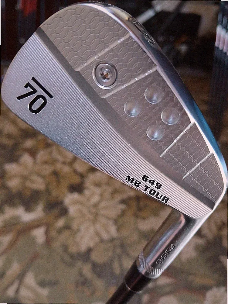SUB 70 649 MB TOUR IRONS 5-PW SATIN KBS GRAPHITE SHAFTS STIFF FORGED BLADE SET