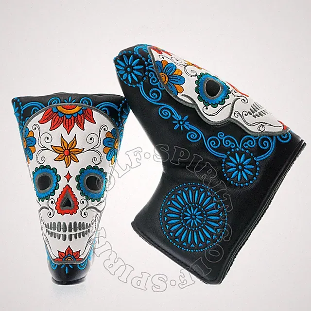 Sugar Skull Magnetic Head Cover for Scotty Cameron Blade & Mid Mallet Putters