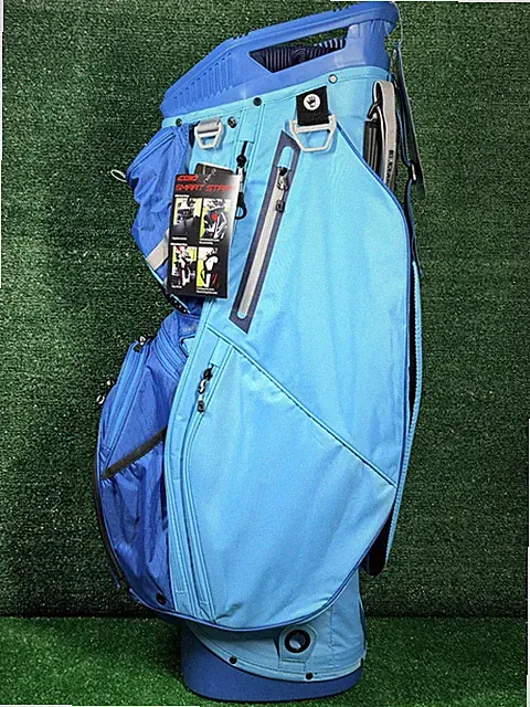 Sun Mountain C-130 Cart Golf Bag Surf River 14-Way Top with Smart Strap, New