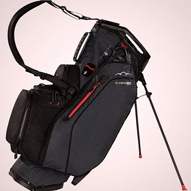 SUN MOUNTAIN C-130 HYBRID STAND BAG STEEL/BLACK/RED 2026