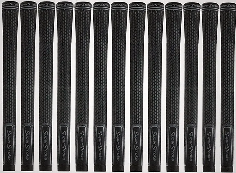 SuperStroke Crossline 2.0 Golf Club Grips Black Standard Midsize Jumbo New