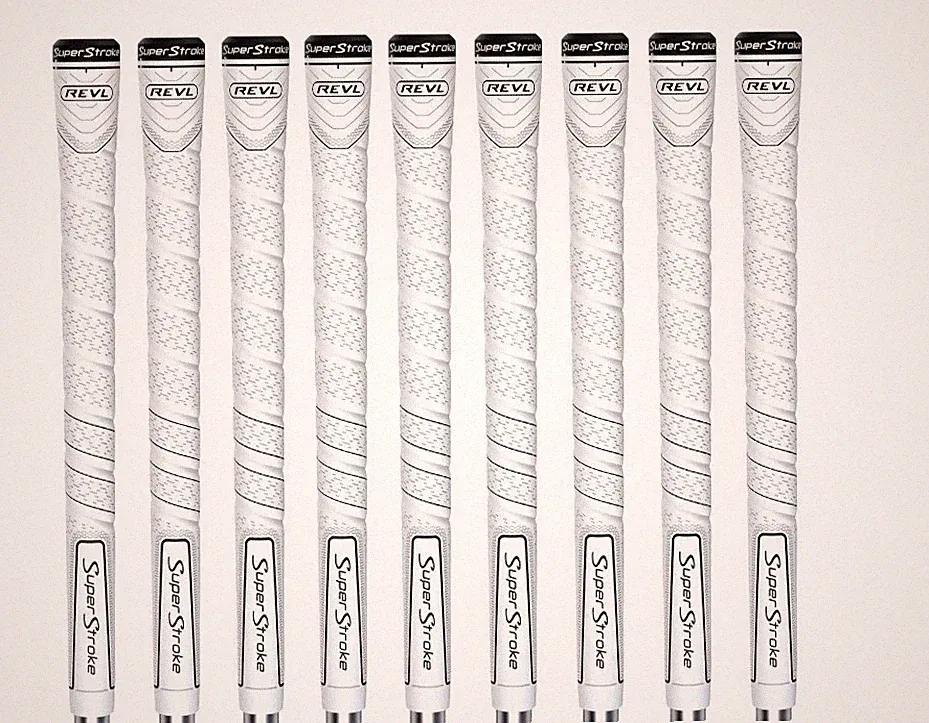 SuperStroke REVL Comfort Golf Club Grips White Genesis Wrap Design New
