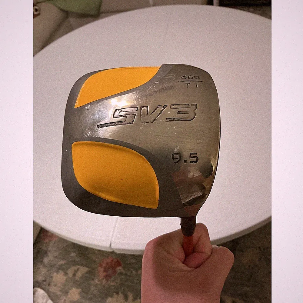 SV3 460 Ti 9.5 Degree Driver Right Hand Titanium 460cc Orange Yellow Golf Club