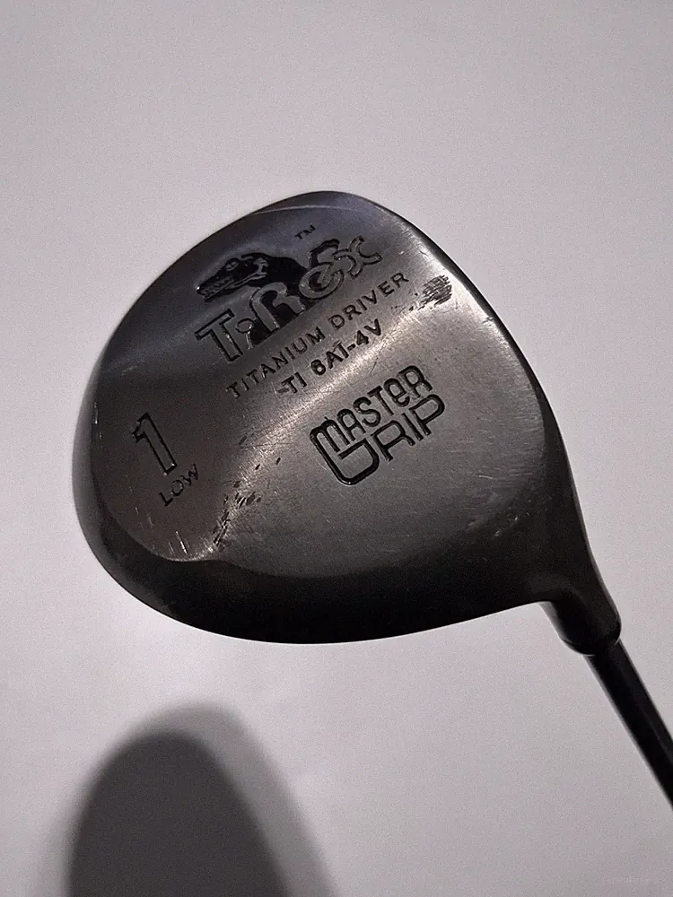 T-Rex Ti 6Al-4V Titanium Driver Low Loft RH Graphite Golf Pride Used 42”