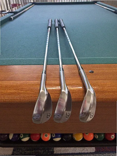 Takomo Skyforger 001 Wedges (52, 56, 60) - Jumbomax Ultralite Medium - KBS Wedge