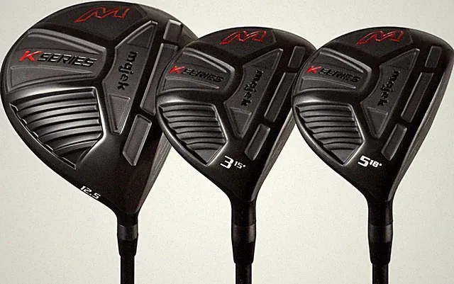 (Tall 5'8"+) Women's Majek K-Series 460cc 12.5° Driver & 3 5 Wood Lady "L" Flex