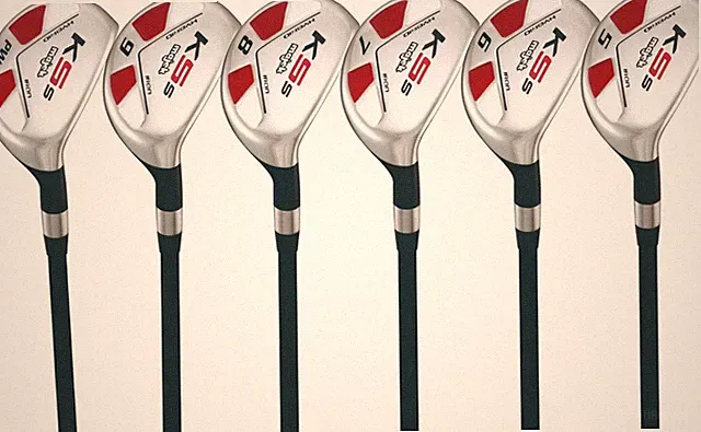 Tall Senior Men's Majek Golf +1" Than Std, Hybrid Partial Set (5-PW) Senior Flex
