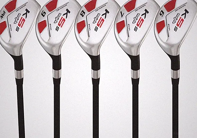 Tall Senior Mens Majek Golf +1" Than Std, Hybrid Partial Set (6-PW) Senior Flex