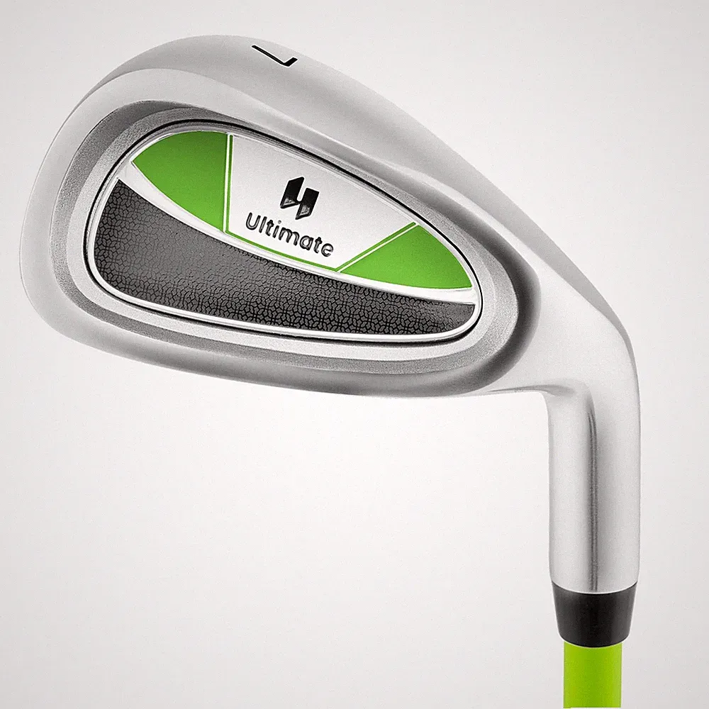 Tangkula Junior 7 Iron, Individual Gold Club for Boys and Girls with Fibergla...