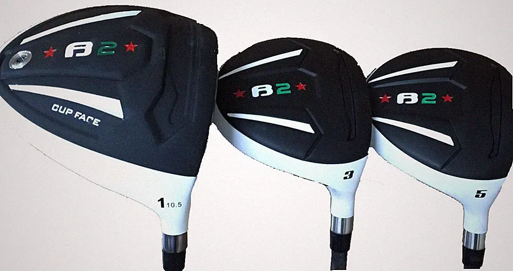 Taylor Fit B2 graphite Regular Flex 9.5 driver 3,5 Mens Standard golf wood set