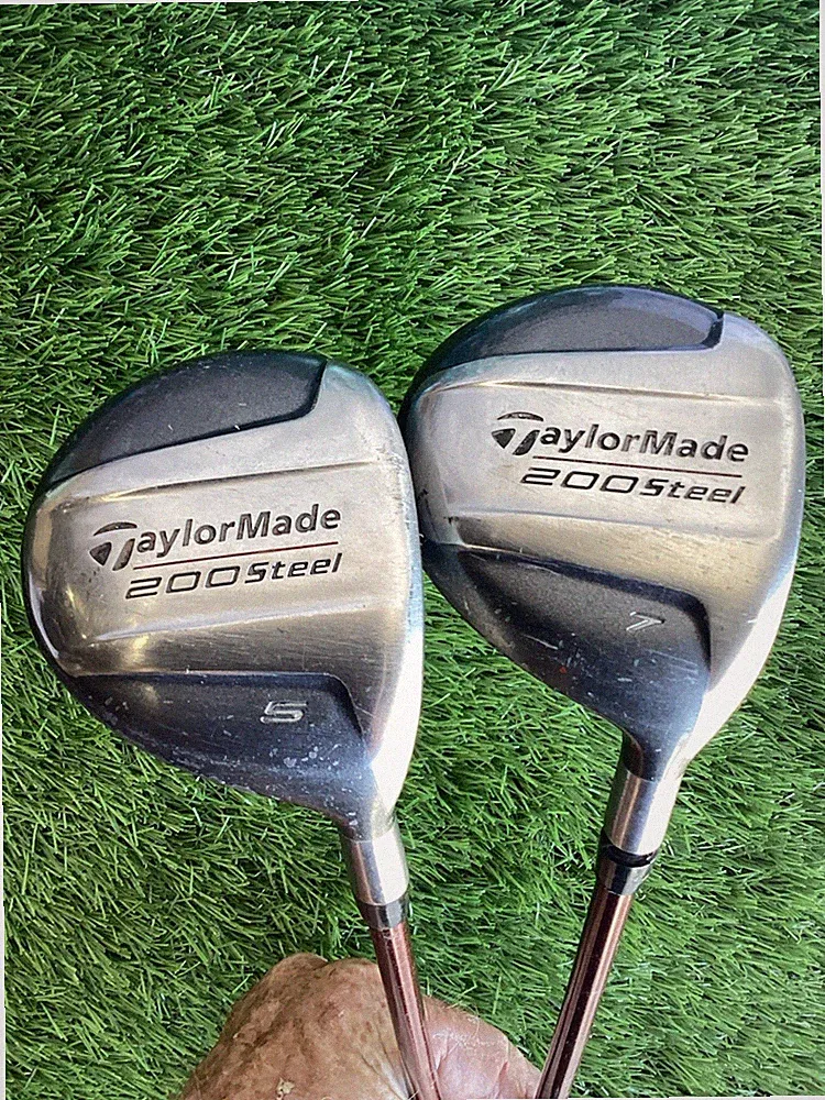 TaylorMade 200 Steel Fairway Woods Set 5 & 7 With Regular Graphite Shafts
