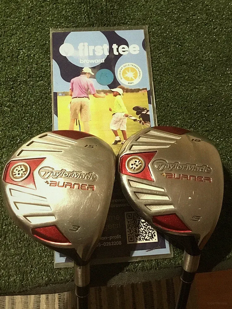 Taylormade 2007 Burner Woods Set (3W & 5W) Seniors REAX 50g Graphite Shafts