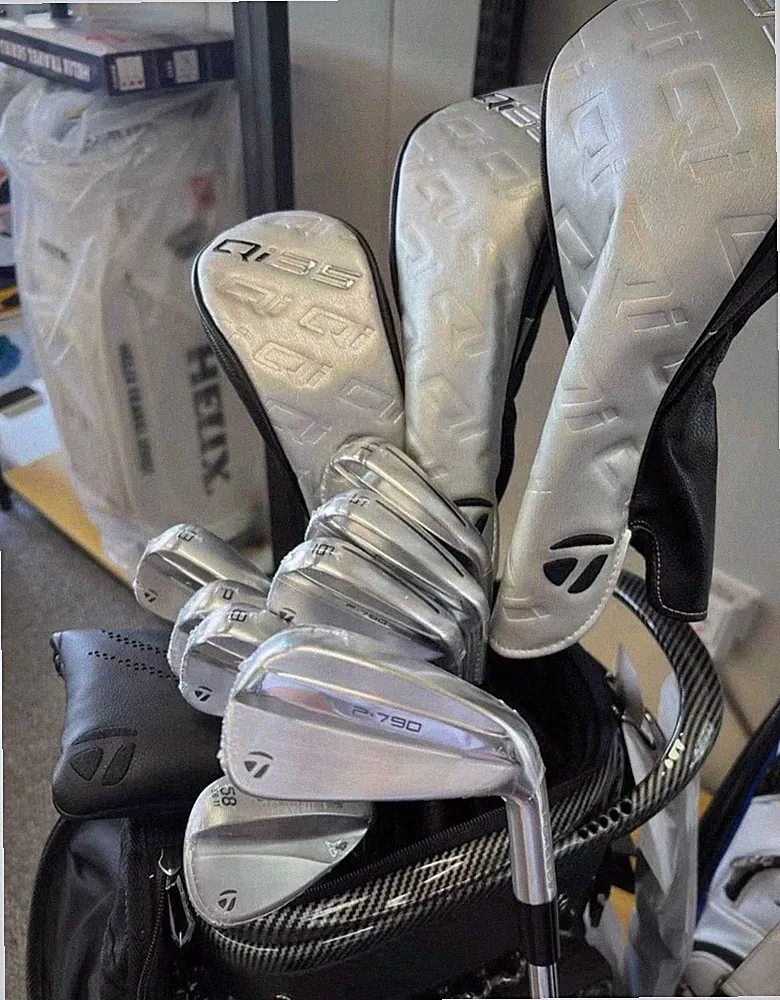 TaylorMade 2025 P790 Golf Clubs Iron Set 4-PW Stiff Flex RH KBS 90 shaft