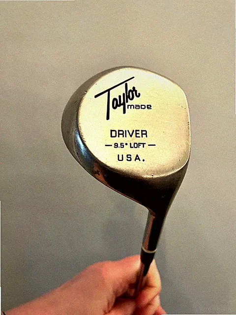 TaylorMade 9.5 Driver Stiff Steel Shaft RH Driver Pittsburgh Made In USA 34”