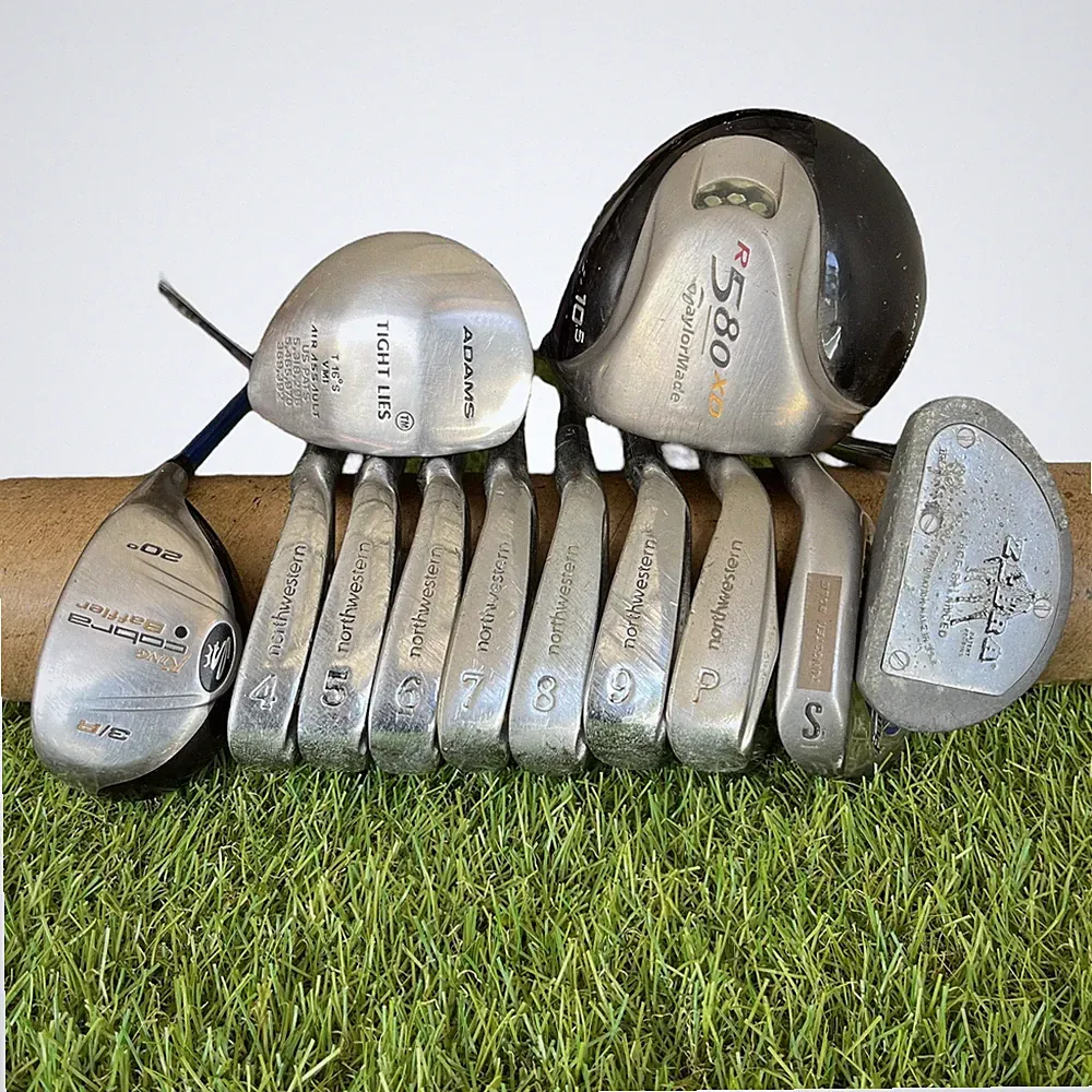 Taylormade Adams Cobra Northwestern Regular Flex Complete Men's golf club Set