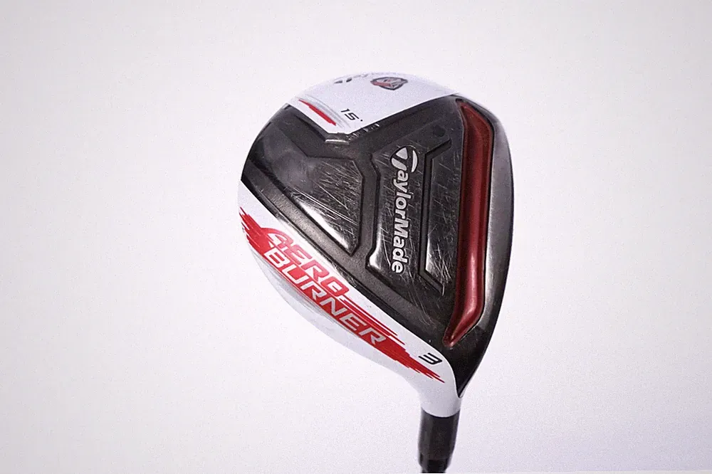 TaylorMade AeroBurner 15* 3-Wood Matrix Ozik White Tie 70X4 Extra Stiff