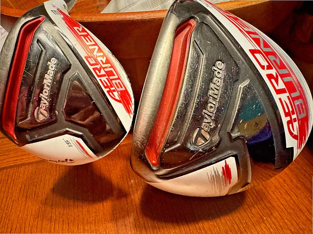 TaylorMade AeroBurner Driver 10.5° & 3 Wood 15° RH Graphite Golf Club Set
