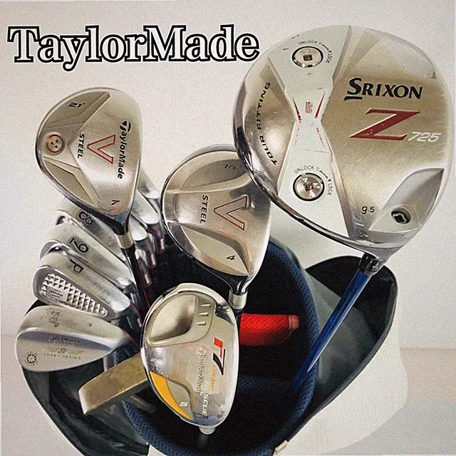 TaylorMade and SRIXON Golf Clubs – Full Set, Golf Set, Club Set, 85Y–80
