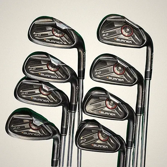 TaylorMade Burner 2.0 2010 Iron Set 8pcs 4-Pw,Sw R Flex Burner 2.0 Superfast
