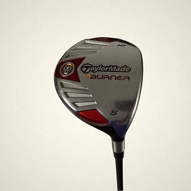 TaylorMade Burner 5 Wood 18 D REAX Regular Flex 50g Graphite 42.5" RH NEW GRIP