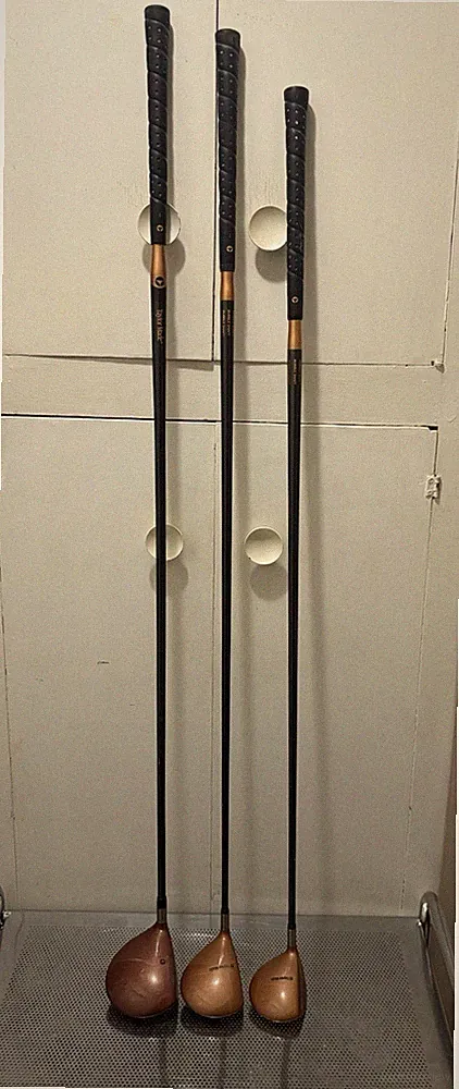 TaylorMade Burner Driver 9.5 8.5 & 5 Woods Set Bubble Shaft R-80 Golf Clubs