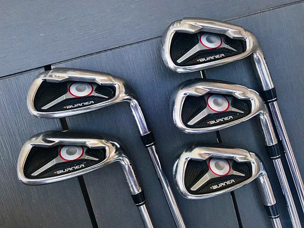 TaylorMade Burner Irons 7-PW + GW - Steel Superfast 85 Uniflex Right Hand