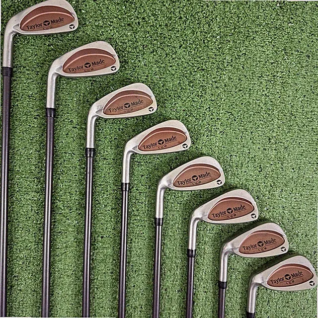 TaylorMade Burner LCG Iron Set 3-PW Bubble 2 Shaft Stiff Left Handed +1/2” Long
