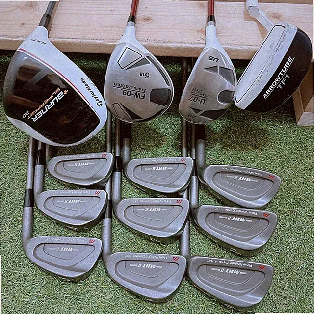 TaylorMade BURNER Mizuno MHT II Chaucer Mens Golf Clubs Set Ready 13pc EM6
