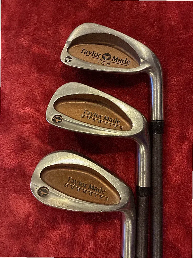 Taylormade Burner Oversize Iron Set 4,9,SW Bubble Shaft S-90 Stiff Flex