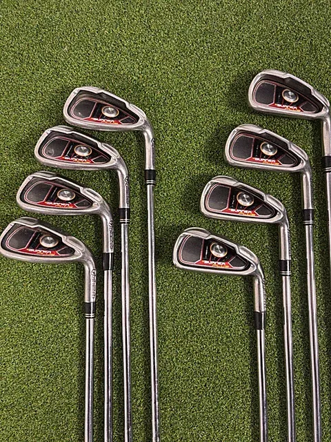 TaylorMade Burner Plus Iron Set 4-AW 8 Clubs Burner 85 Uniflex Steel RH