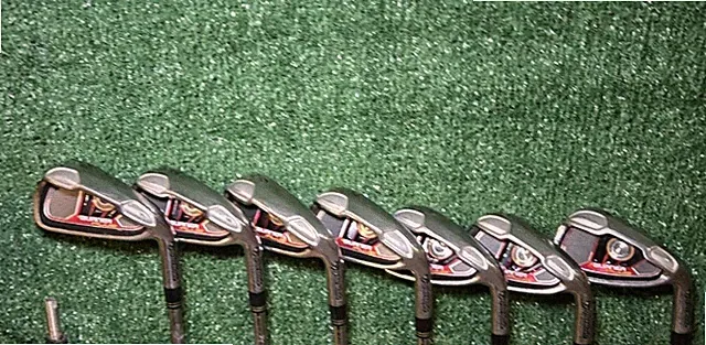 TaylorMade Burner Plus Iron Set 4-PW | 85g Stiff Steel | +1/2" | 8/10
