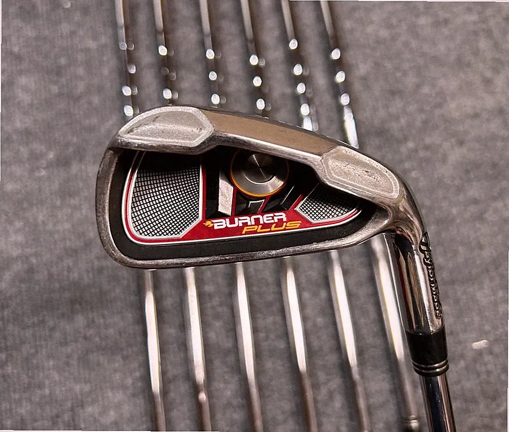 TaylorMade Burner Plus Iron Set 7pcs 5-AW REAX SUPERFAST Uni-Flex RH