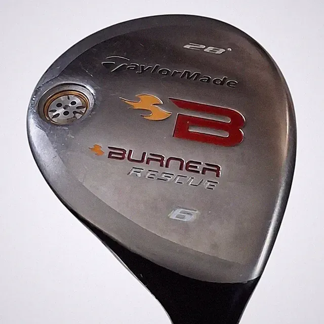 TaylorMade Burner Rescue 6 Hybrid 28 Degree REAX 60 Regular Flex Graphite Shaft