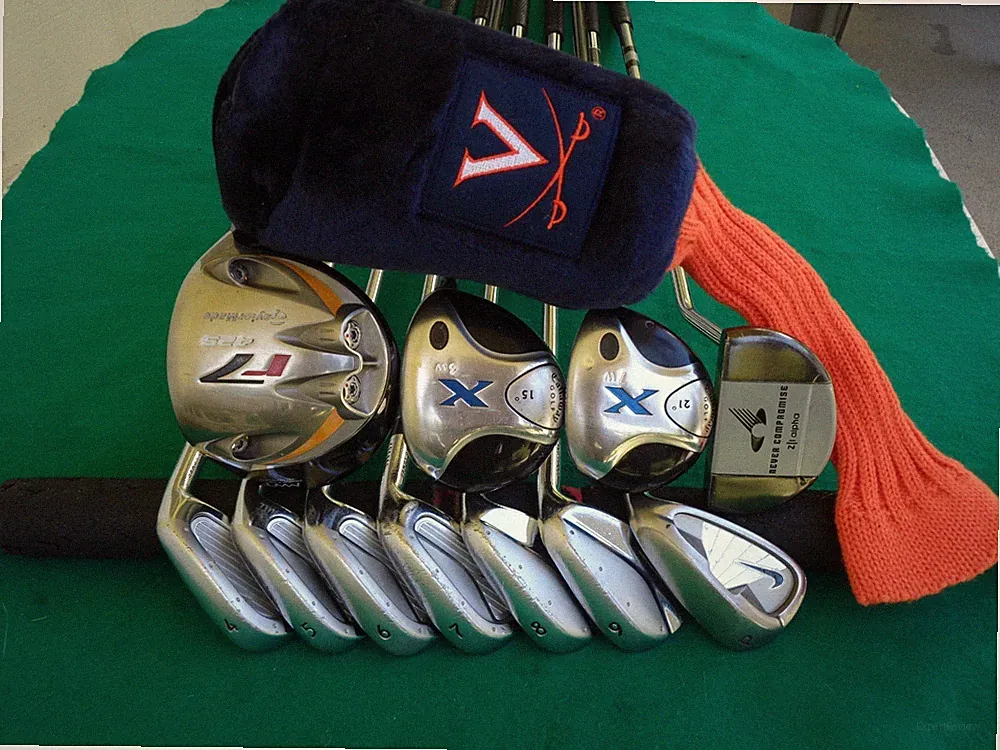 TaylorMade Callaway Nike Irons Driver Woods Complete Golf Club Set Mens RH