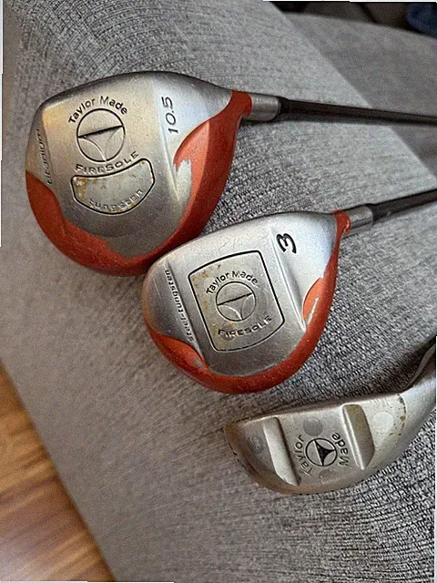 TaylorMade Firesole 10.5° Driver-3 Wood-21 Degree Rescue, Bubble Shafts-Set of 3