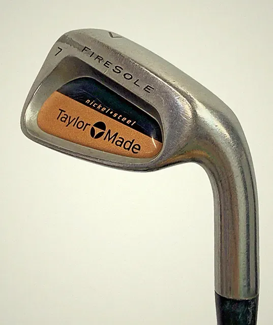 TaylorMade Firesole 7 Iron Men's RH S-90 Rifle Stiff Steel 37" New Midsize Grip