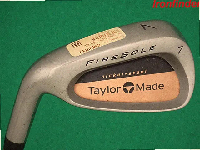 TaylorMade FIRESOLE Single 7 Iron Steel Shaft Regular Flex Mens LEFT HANDED