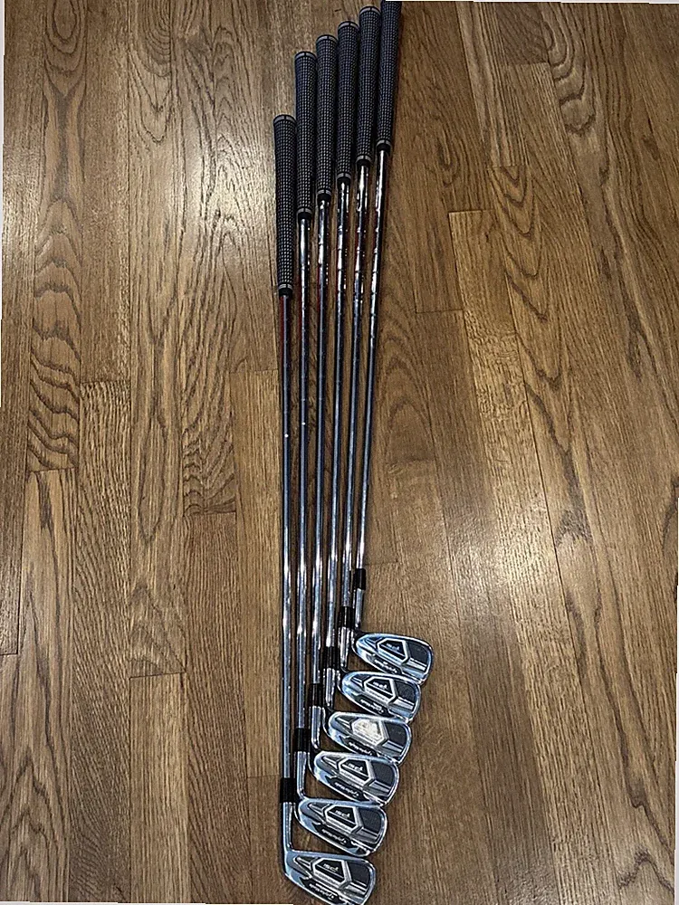 TaylorMade Forged Psi Irons 3/5/6/7/8/9 NS Pro Flex X Modus 3 Lampkin Grips