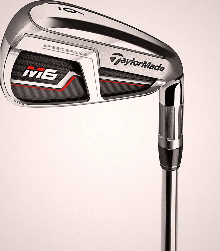 TaylorMade Golf Club M6 4-PW Iron Set Stiff Steel FST KBS Max 85 Value