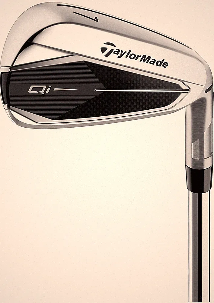 TaylorMade Golf Club Qi 5-PW, AW Iron Set Regular FST KBS Max MT 85 Value