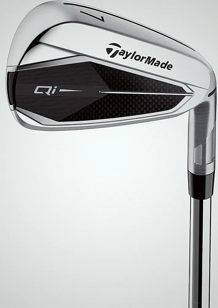 TaylorMade Golf Club Qi 5-PW, AW Iron Set Stiff FST KBS Max MT 85 Value
