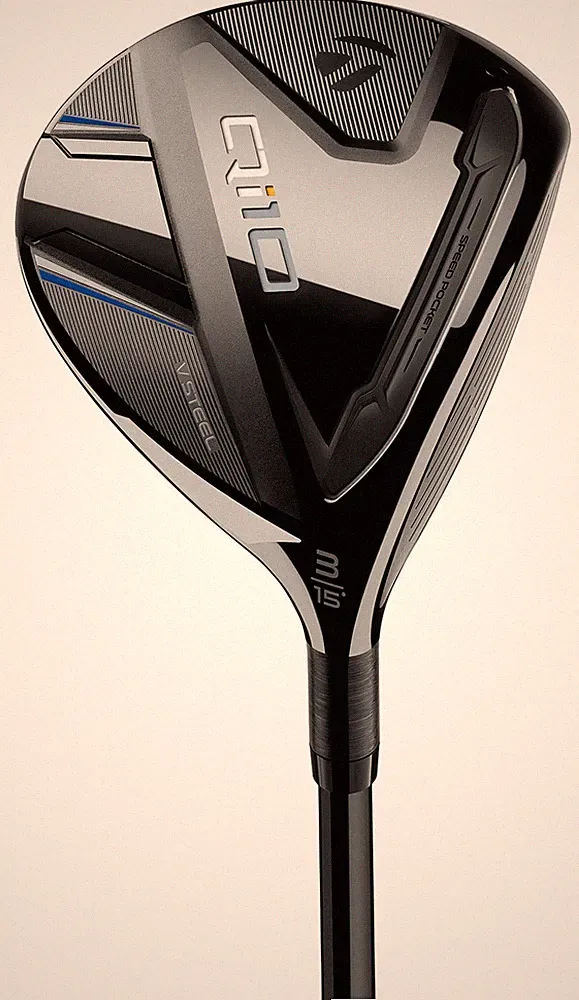 TaylorMade Golf Club Qi10 15* 3 Wood Stiff Fujikura Ventus TR Blue 6 Value